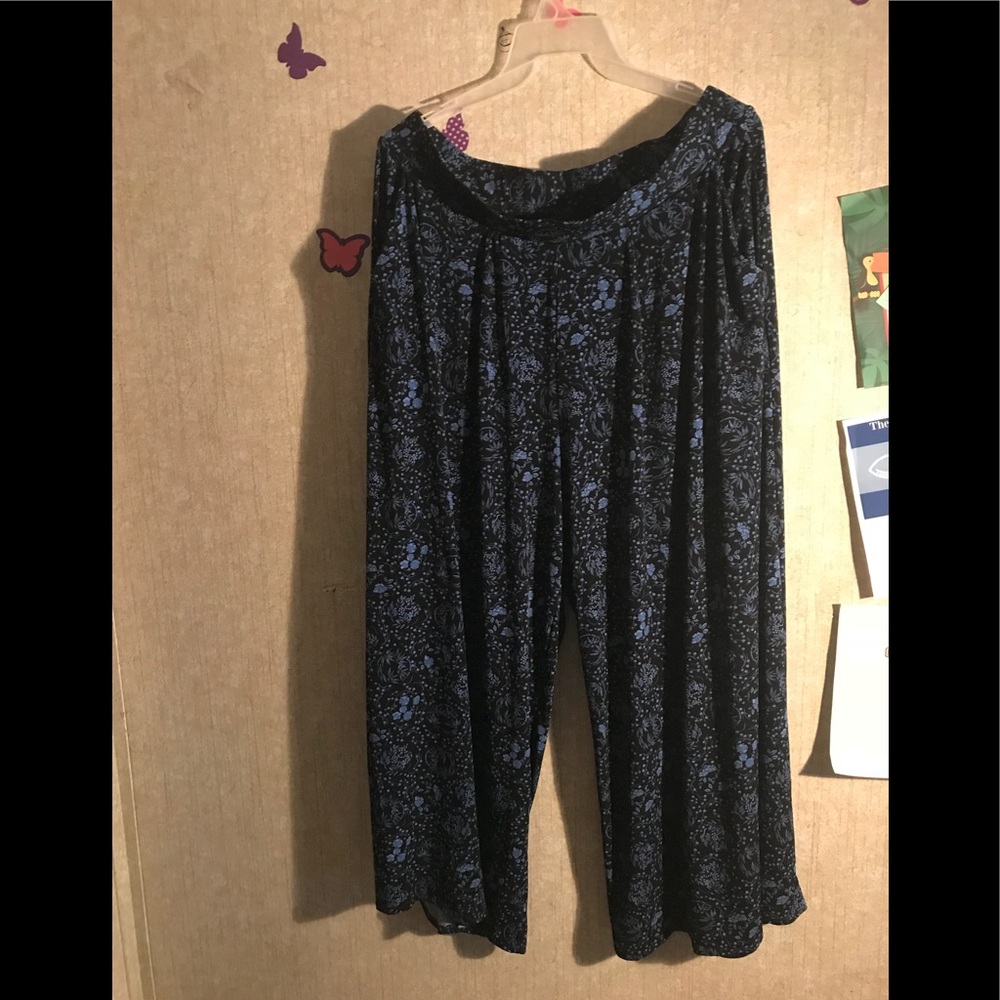 Plus Petite Wide Leg Palazzo Pants